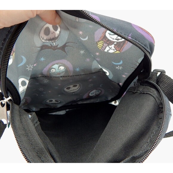 Nightmare Before Christmas Crossbody Bag Jack Skellington Sally By Fast Forward - Picture 6 of 9
